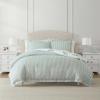 imageMartha Stewart  Queen Duvet Cover Set 100 Smooth amp Silky Sateen Cotton Bedding with a Cotton Percale Reverse 3 Piece Floral Bedding with Matching Pillowcases Songbird YellowTea Rose Pink