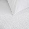 imageMartha Stewart  Queen Duvet Cover Set 100 Smooth amp Silky Sateen Cotton Bedding with a Cotton Percale Reverse 3 Piece Floral Bedding with Matching Pillowcases Songbird YellowGarden Trellis White