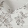 imageMartha Stewart  Queen Duvet Cover Set 100 Smooth amp Silky Sateen Cotton Bedding with a Cotton Percale Reverse 3 Piece Floral Bedding with Matching Pillowcases Songbird YellowSophia Stripe Blue