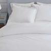 imageMartha Stewart  Queen Duvet Cover Set 100 Smooth amp Silky Sateen Cotton Bedding with a Cotton Percale Reverse 3 Piece Floral Bedding with Matching Pillowcases Songbird YellowSimple Scallop Beige
