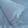 imageMartha Stewart  Queen Duvet Cover Set 100 Smooth amp Silky Sateen Cotton Bedding with a Cotton Percale Reverse 3 Piece Floral Bedding with Matching Pillowcases Songbird YellowSignature Scallop Blue