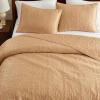 imageMartha Stewart  Queen Size Quilt Set Soft amp Smooth Sateen Bedding with a Light and Breathable Feel 3 Piece Bed Set with Matching Pillowcases Fern Embroidery GreyFern Embroidery Beige