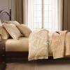 imageMartha Stewart  Queen Size Quilt Set Soft amp Smooth Sateen Bedding with a Light and Breathable Feel 3 Piece Bed Set with Matching Pillowcases Fern Embroidery GreyFern Embroidery Beige