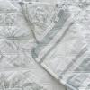 imageMartha Stewart  Queen Size Quilt Set Soft amp Smooth Sateen Bedding with a Light and Breathable Feel 3 Piece Bed Set with Matching Pillowcases Fern Embroidery GreyVine Flora Green