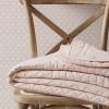 imageMartha Stewart  Queen Size Quilt Set Soft amp Smooth Sateen Bedding with a Light and Breathable Feel 3 Piece Bed Set with Matching Pillowcases Fern Embroidery GreyVintage Scallop Pink