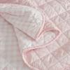 imageMartha Stewart  Queen Size Quilt Set Soft amp Smooth Sateen Bedding with a Light and Breathable Feel 3 Piece Bed Set with Matching Pillowcases Fern Embroidery GreyOlivia Gingham Pink