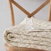imageMartha Stewart  Queen Size Quilt Set Soft amp Smooth Sateen Bedding with a Light and Breathable Feel 3 Piece Bed Set with Matching Pillowcases Fern Embroidery GreyLayered Branches Beige