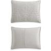 imageMartha Stewart  Queen Size Quilt Set Soft amp Smooth Sateen Bedding with a Light and Breathable Feel 3 Piece Bed Set with Matching Pillowcases Fern Embroidery GreyFern Embroidery Grey