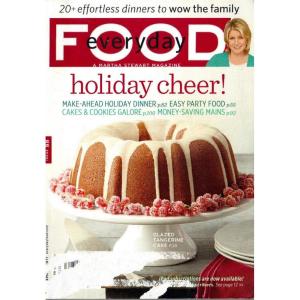 imageEveryday Food by Martha Stewart December 2011 Holiday Cheer