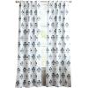 imageMartha Stewart Blue and White Floral Blackout Window Curtains for Living Room or Bedroom  37 x 84  Set of 2  Block Print FlowersBlue
