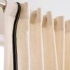 imageMartha Stewart Cream Light Filtering Window Curtains for Living Room  50 x 84  Set of 2  Back Tab Panels  Embroidered Stripe LinenLinen
