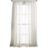 imageMartha Stewart Dot Embroidery Sheer Rod Pocket Window Curtain Panel Pair 84 ChampagneChampagne