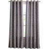 imageMartha Stewart Grey Light Filtering Window Curtains for Living Room or Bedroom  50 x 95  Textured Panels  Grommet Top  Set of 2Charcoal