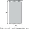 imageMartha Stewart Park Avenue Metallic Blackout Back Tab Window Curtain Panel Pair 84 BlushBlush
