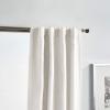 imageMartha Stewart Park Avenue Metallic Blackout Back Tab Window Curtain Panel Pair 84 BlushBlush