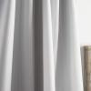 imageMartha Stewart Park Avenue Metallic Blackout Back Tab Window Curtain Panel Pair 84 BlushWhite