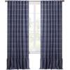 imageMartha Stewart Ruffle Curtains Striped Valance for Window  Kitchen Curtain  1 Piece  60 x 14 BlueBlue