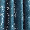imageMartha Stewart Sherwood Velvet Grommet Window Curtain Panel Pair 84 TealTeal
