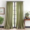imageMartha Stewart Marthas Velvet Long Curtains for Living Room 50 x 84 Room Darkening Curtain Panel Pair GreenGreen