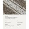 imageChilewich Martha by Martha Stewart Boardwalk Stripe Shag Mat  Premium IndoorOutdoor Utility Rug for Entryway Kitchen Dining Room Bathroom Patio  Waterproof Backing  Seaside  2x 3Walnut
