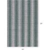 imageChilewich Martha by Martha Stewart Boardwalk Stripe Shag Mat  Premium IndoorOutdoor Utility Rug for Entryway Kitchen Dining Room Bathroom Patio  Waterproof Backing  Seaside  2x 3Seaside