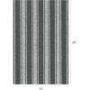 imageChilewich Martha by Martha Stewart Boardwalk Stripe Shag Mat  Premium IndoorOutdoor Utility Rug for Entryway Kitchen Dining Room Bathroom Patio  Waterproof Backing  Seaside  2x 3Fern