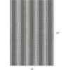imageChilewich Martha by Martha Stewart Boardwalk Stripe Shag Mat  Premium IndoorOutdoor Utility Rug for Entryway Kitchen Dining Room Bathroom Patio  Waterproof Backing  Seaside  2x 3Walnut