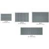 imageChilewich Martha by Martha Stewart Boardwalk Stripe Shag Mat  Premium IndoorOutdoor Utility Rug for Entryway Kitchen Dining Room Bathroom Patio  Waterproof Backing  Seaside  2x 3Seaside