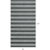 imageChilewich Martha by Martha Stewart Boardwalk Stripe Shag Mat  Premium IndoorOutdoor Utility Rug for Entryway Kitchen Dining Room Bathroom Patio  Waterproof Backing  Seaside  2x 3Fern