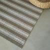 imageChilewich Martha by Martha Stewart Boardwalk Stripe Shag Mat  Premium IndoorOutdoor Utility Rug for Entryway Kitchen Dining Room Bathroom Patio  Waterproof Backing  Seaside  2x 3Walnut
