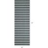 imageChilewich Martha by Martha Stewart Boardwalk Stripe Shag Mat  Premium IndoorOutdoor Utility Rug for Entryway Kitchen Dining Room Bathroom Patio  Waterproof Backing  Seaside  2x 3Seaside