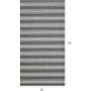 imageChilewich Martha by Martha Stewart Boardwalk Stripe Shag Mat  Premium IndoorOutdoor Utility Rug for Entryway Kitchen Dining Room Bathroom Patio  Waterproof Backing  Seaside  2x 3Walnut