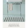 imageChilewich Martha by Martha Stewart Boardwalk Stripe Shag Mat  Premium IndoorOutdoor Utility Rug for Entryway Kitchen Dining Room Bathroom Patio  Waterproof Backing  Seaside  2x 3Seaside
