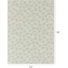 imageChilewich Martha by Martha Stewart Lemon Leaves Rug  Premium Rectangle Rug for Entryway Kitchen Dining Room Patio  NonSlip Backing  Goldenrod 6 x 8 10Sprout