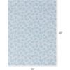 imageChilewich Martha by Martha Stewart Lemon Leaves Rug  Premium Rectangle Rug for Entryway Kitchen Dining Room Patio  NonSlip Backing  Goldenrod 6 x 8 10Robins Egg