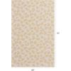 imageChilewich Martha by Martha Stewart Lemon Leaves Rug  Premium Rectangle Rug for Entryway Kitchen Dining Room Patio  NonSlip Backing  Goldenrod 6 x 8 10Goldenrod