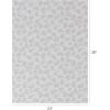 imageChilewich Martha by Martha Stewart Lemon Leaves Rug  Premium Rectangle Rug for Entryway Kitchen Dining Room Patio  NonSlip Backing  Goldenrod 6 x 8 10Steel Wool