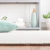 imageMartha Stewart x SAFAVIEH Area Rug Collection  8 x 10 Beige amp Ivory Handmade Wool Ideal for Living Room Bedroom Office Dining Space MSR9675BBeigeIvory