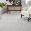 imageMartha Stewart x SAFAVIEH Area Rug Collection  8 x 10 Beige amp Ivory Handmade Wool Ideal for Living Room Bedroom Office Dining Space MSR9675BDark GreenIvory
