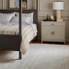 imageMartha Stewart x SAFAVIEH Area Rug Collection  8 x 10 Beige amp Ivory Handmade Wool Ideal for Living Room Bedroom Office Dining Space MSR9675BLight Blue  Ivory