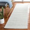 imageMartha Stewart x SAFAVIEH Area Rug Collection  8 x 10 Beige amp Ivory Handmade Wool Ideal for Living Room Bedroom Office Dining Space MSR9675BLight Blue  Ivory