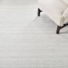 imageMartha Stewart x SAFAVIEH Area Rug Collection  8 x 10 Beige amp Ivory Handmade Wool Ideal for Living Room Bedroom Office Dining Space MSR9675BLight Blue  Ivory