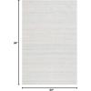 imageMartha Stewart x SAFAVIEH Area Rug Collection  8 x 10 Beige amp Ivory Handmade Wool Ideal for Living Room Bedroom Office Dining Space MSR9675BLight Blue  Ivory