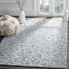 imageMartha Stewart x SAFAVIEH Area Rug Collection  8 x 10 Blue amp Ivory Handmade Wool Ideal for Living Room Bedroom Office Dining Space MSR3513BBlueIvory