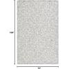 imageMartha Stewart x SAFAVIEH Area Rug Collection  8 x 10 Blue amp Ivory Handmade Wool Ideal for Living Room Bedroom Office Dining Space MSR3513BBlueIvory