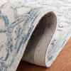 imageMartha Stewart x SAFAVIEH Area Rug Collection  8 x 10 Blue amp Ivory Handmade Wool Ideal for Living Room Bedroom Office Dining Space MSR3513BBlueIvory
