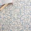 imageMartha Stewart x SAFAVIEH Area Rug Collection  8 x 10 Blue amp Ivory Handmade Wool Ideal for Living Room Bedroom Office Dining Space MSR3513BBlueIvory