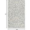 imageMartha Stewart x SAFAVIEH Area Rug Collection  8 x 10 Blue amp Ivory Handmade Wool Ideal for Living Room Bedroom Office Dining Space MSR3513BBlueIvory