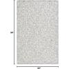 imageMartha Stewart x SAFAVIEH Area Rug Collection  8 x 10 Blue amp Ivory Handmade Wool Ideal for Living Room Bedroom Office Dining Space MSR3513BBlueIvory