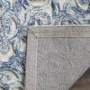 imageMartha Stewart x SAFAVIEH Area Rug Collection  8 x 10 Blue amp Ivory Handmade Wool Ideal for Living Room Bedroom Office Dining Space MSR3513BBlueIvory